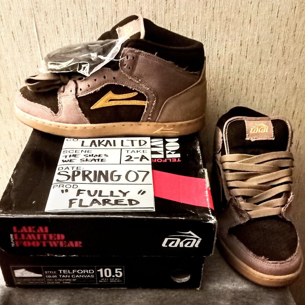 Lakai Telford HI FULLY FLARED Canvas Edition US 10.5 2007